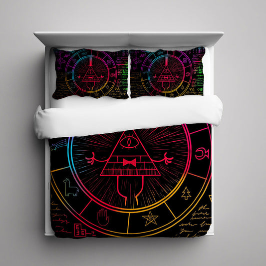 Bill Cipher Zodiak Bedding Set