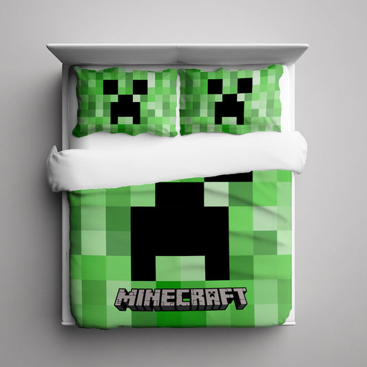 Minecraft Creeper Bedding Set