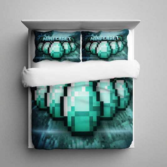 Minecraft Diamond Bedding Set