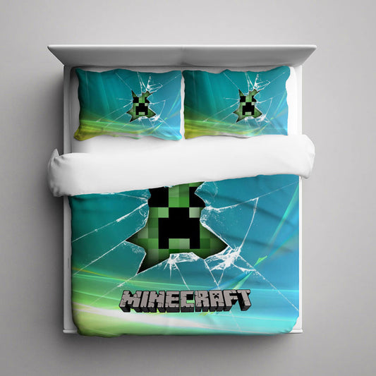 Minecraft Creeper Bedding Set