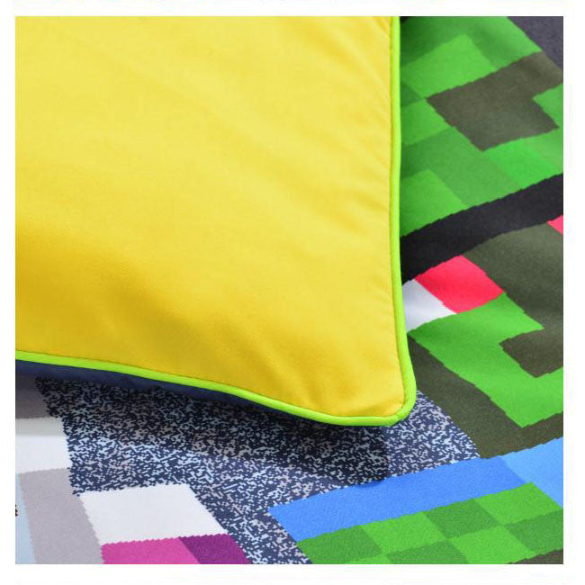 Minecraft Creeper Party Bedding Bed Set (Duvet Cover/ Pillow Case)